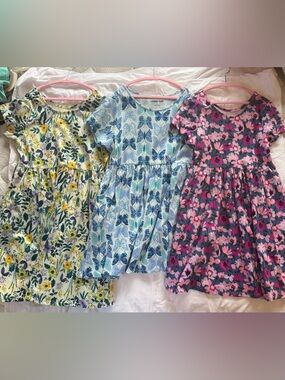 Like new Lands' End Girls' cotton dress bundle sz8 plus